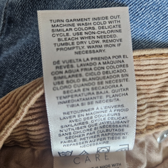 Kensie Jeans Tan Corduroy Mini Skirt - Picture 7 of 8